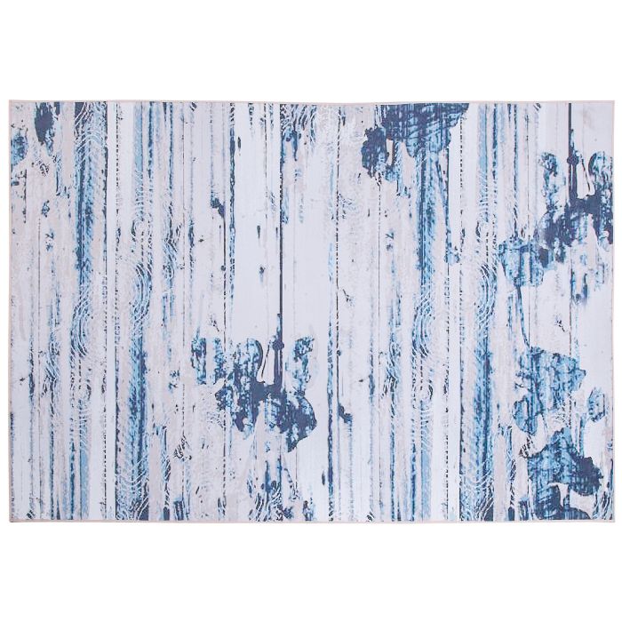 Area Rug 160x230cm Beige and Blue