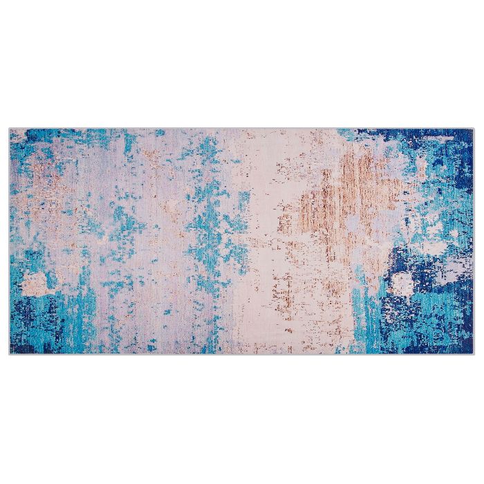 Area Rug 80x150cm Blue