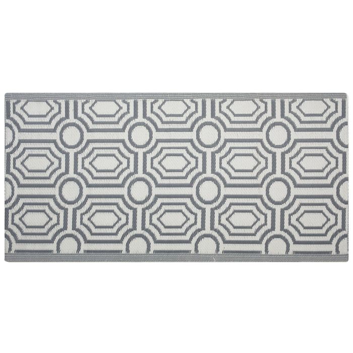 Reversible Area Rug 90x180cm Grey