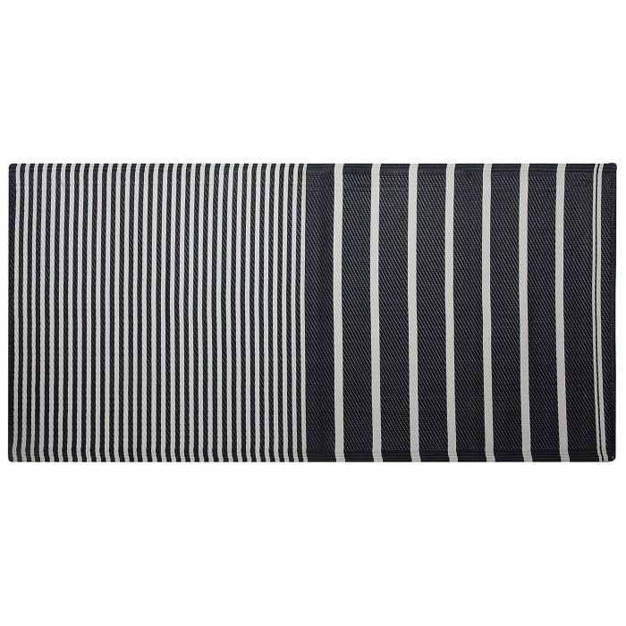 Outdoor Area Rug 90x180cm Black