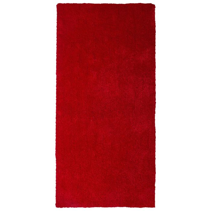 Shaggy Area Rug 80x150cm Red