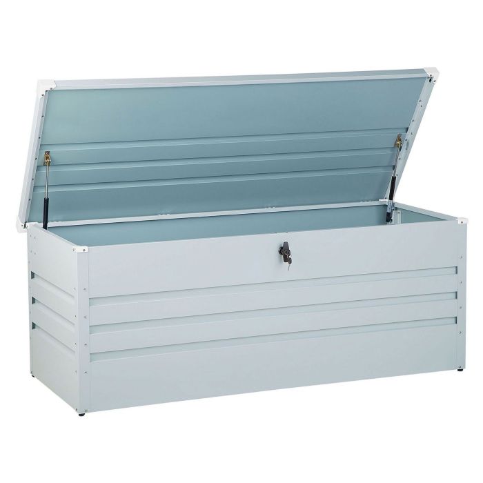 Garden Storage Box 165 x 70 cm Light Grey CEBROSA