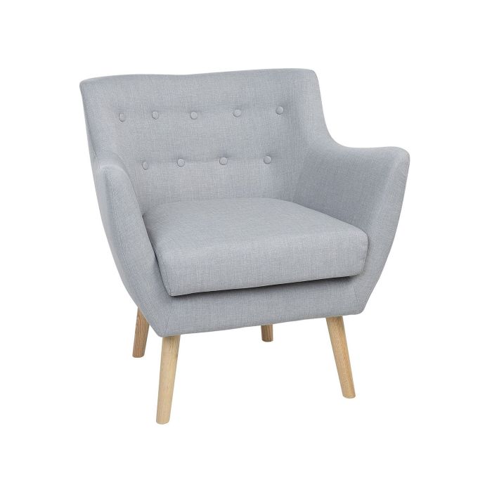 Fabric Armchair Grey DRAMMEN