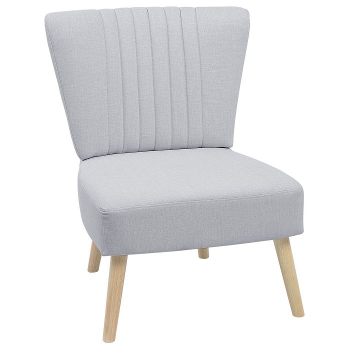 Fabric Armchair Light Grey VAASA