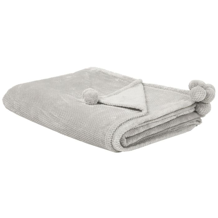 Blanket 150 x 200 cm Light Grey SAITLER