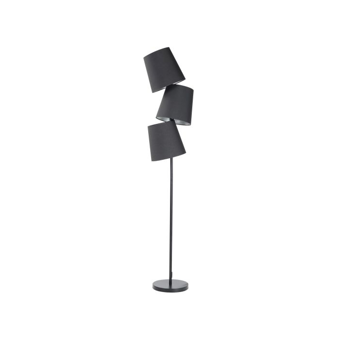 3 Light Floor Lamp Black RIO GRANDE