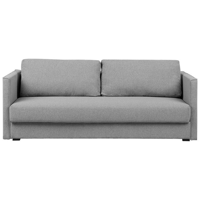 Fabric Sofa Bed with Storage Grey EKSJO