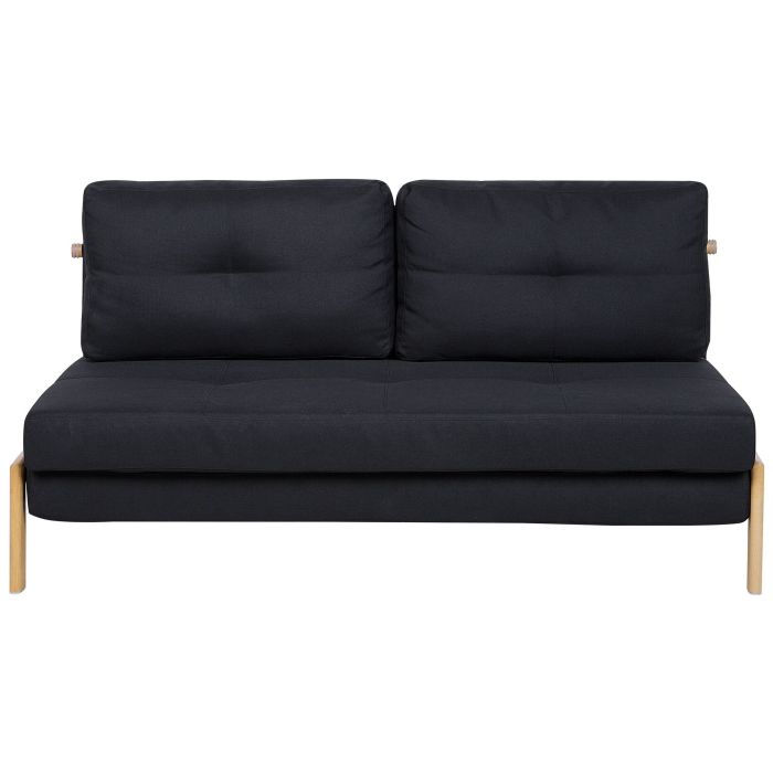 Fabric Sofa Bed Black EDLAND