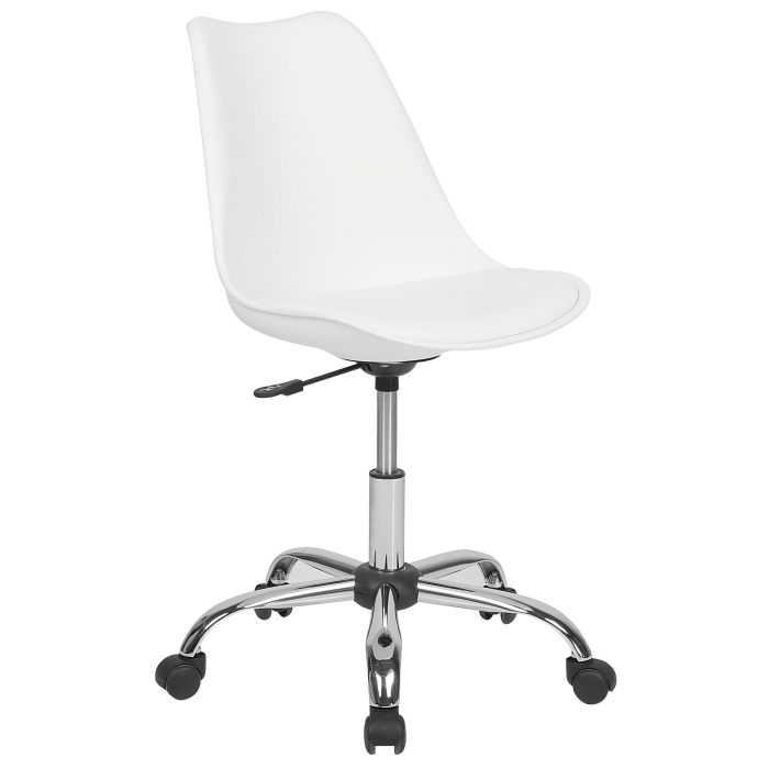 Armless Desk Chair White DAKOTA II