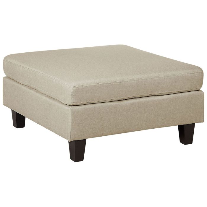 Fabric Ottoman Beige FEVIK
