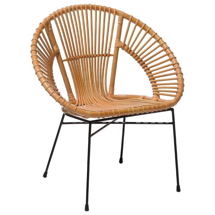 Rattan Accent Chair Natural SARITA