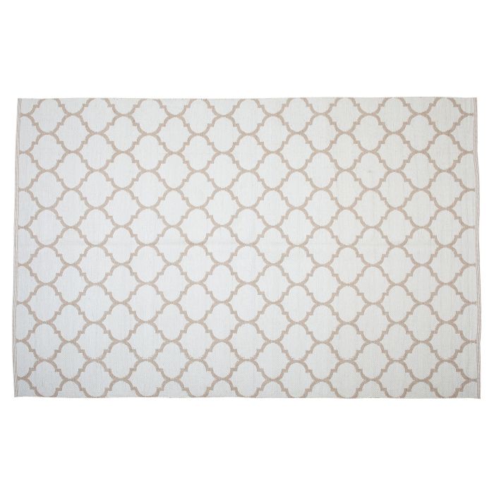 Reversible Area Rug 140x200cm Beige