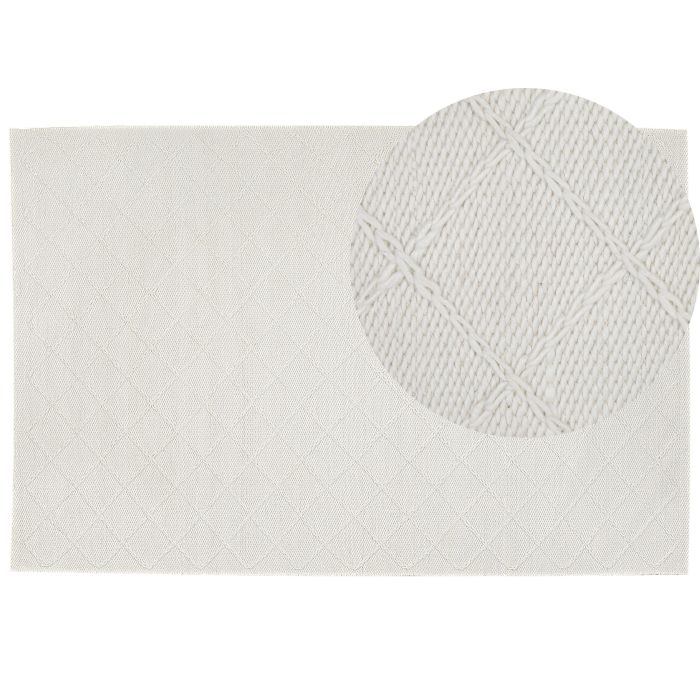 Area Rug 160x230cm Off - White