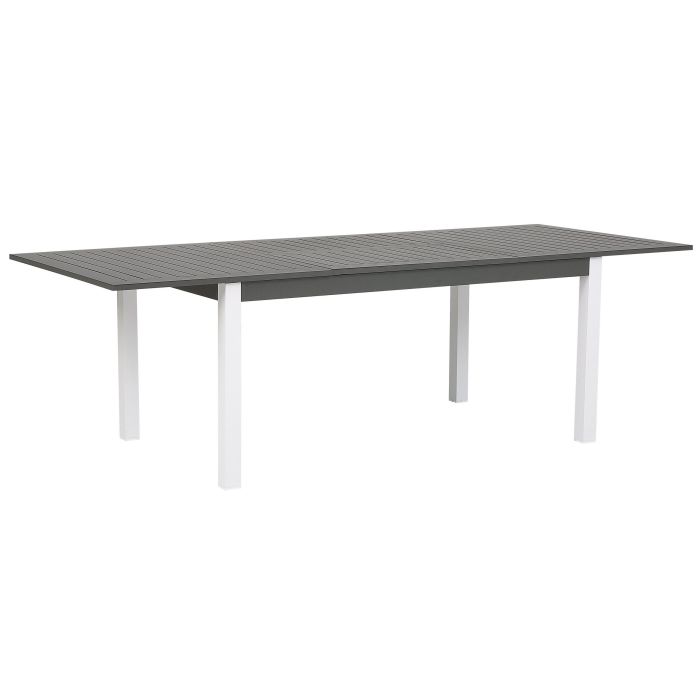 Extending Garden Table 168/248 x 100 cm Grey PANCOLE