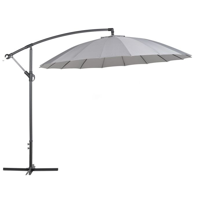 Cantilever Garden Parasol 2.68 m Dark Grey CALABRIA II