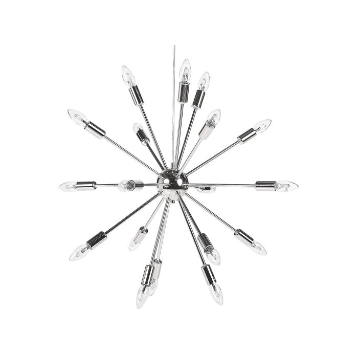 18 Light Pendant Lamp Silver MAGUSE