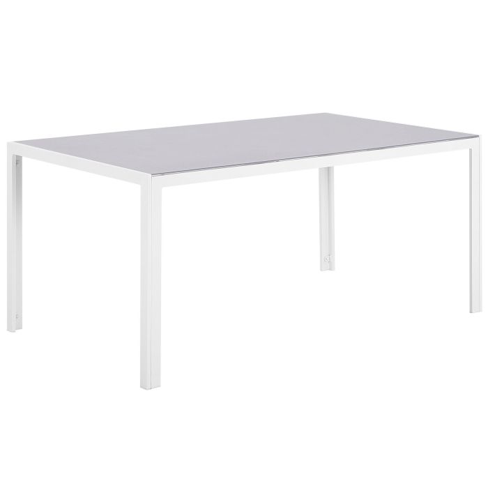 Garden Dining Table 160 x 90 cm Grey CATANIA