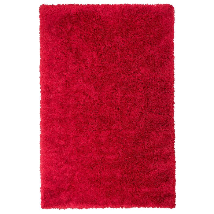 Shaggy Area Rug 160x230cm Red