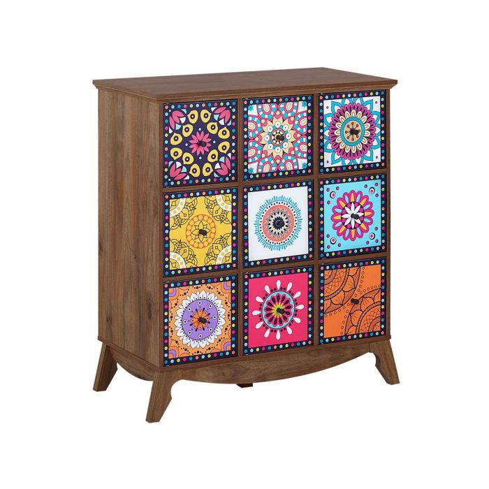 9 Drawer Sideboard Multicolour KUMA