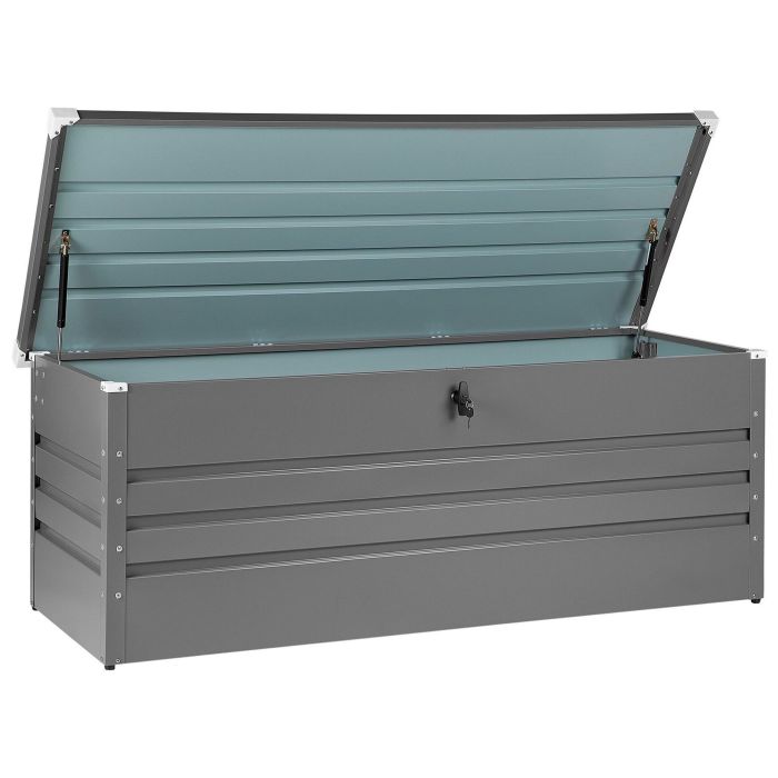 Garden Storage Box 165 x 70 cm Grey CEBROSA