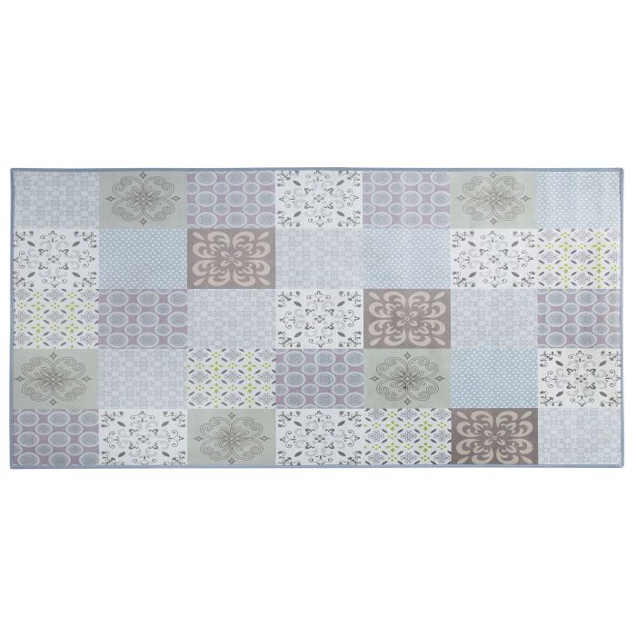 Area Rug Mosaic Pattern 80x150cm Multicolour