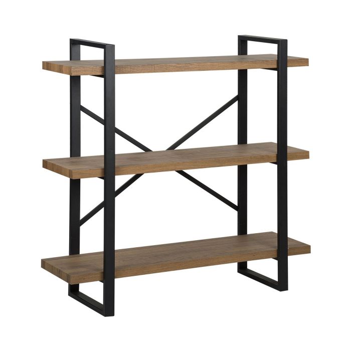 3 Tier Bookcase Dark Wood TIMBER