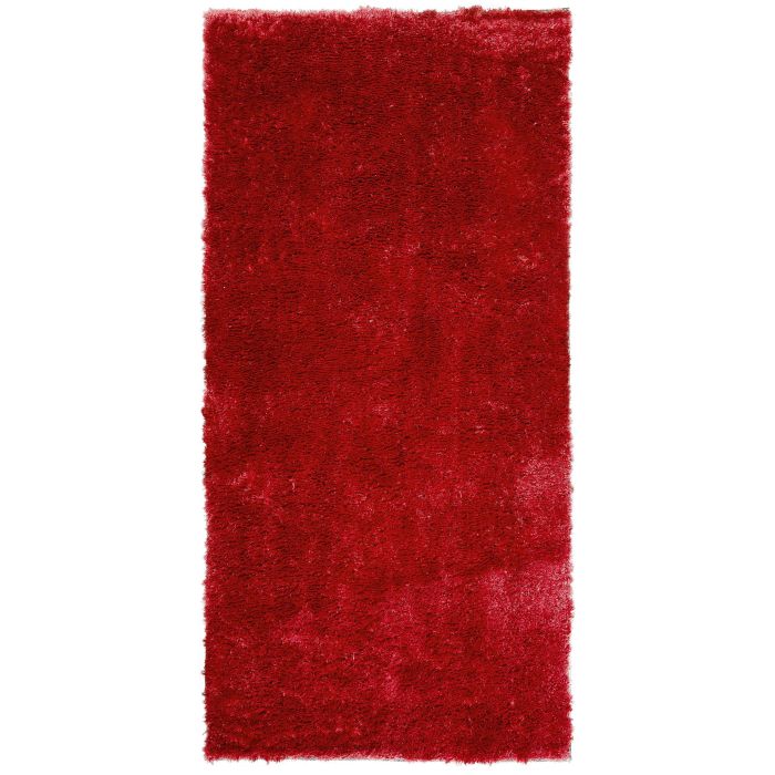 Shaggy Area Rug 80x150cm Red