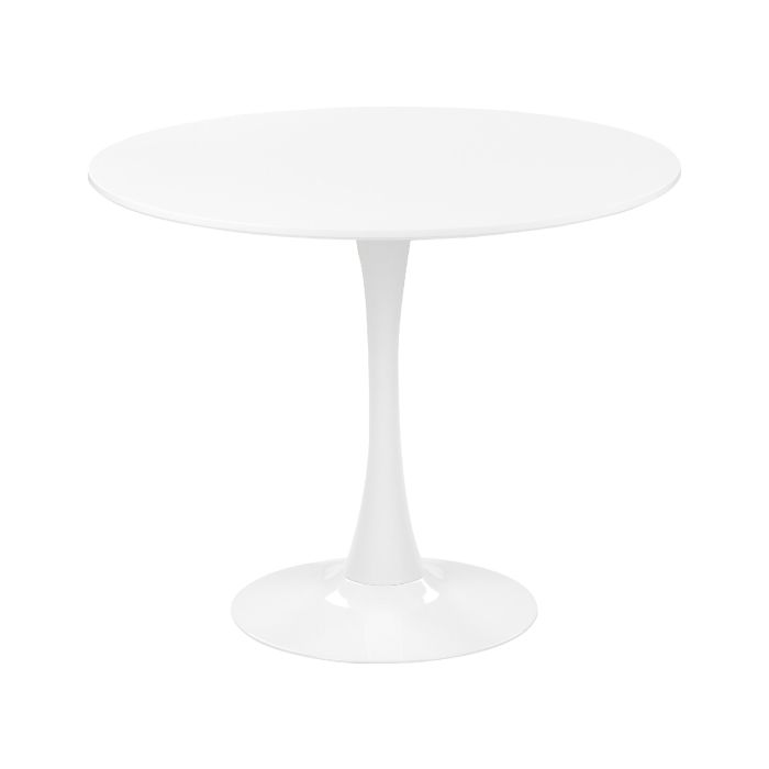 Round Dining Table âŒ€ 90 cm White BOCA