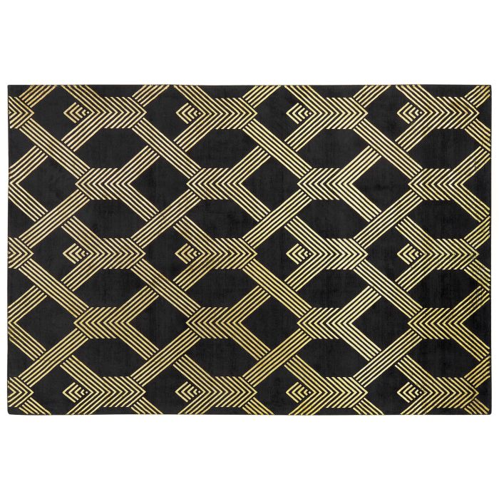Viscose Rug 160x230cm Black