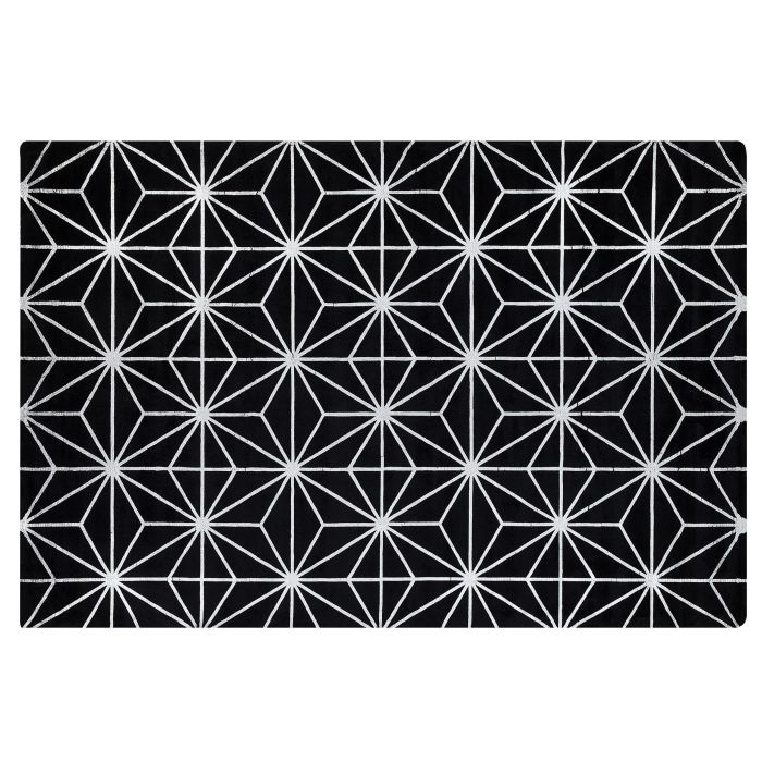 Viscose Area Rug 160x230cm Black