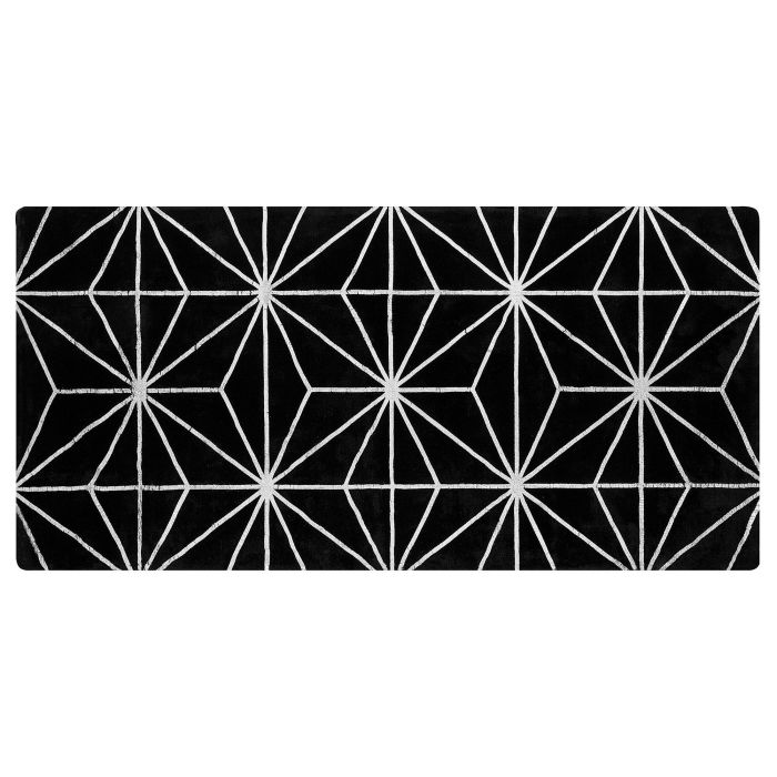 Viscose Area Rug 80x150cm Black