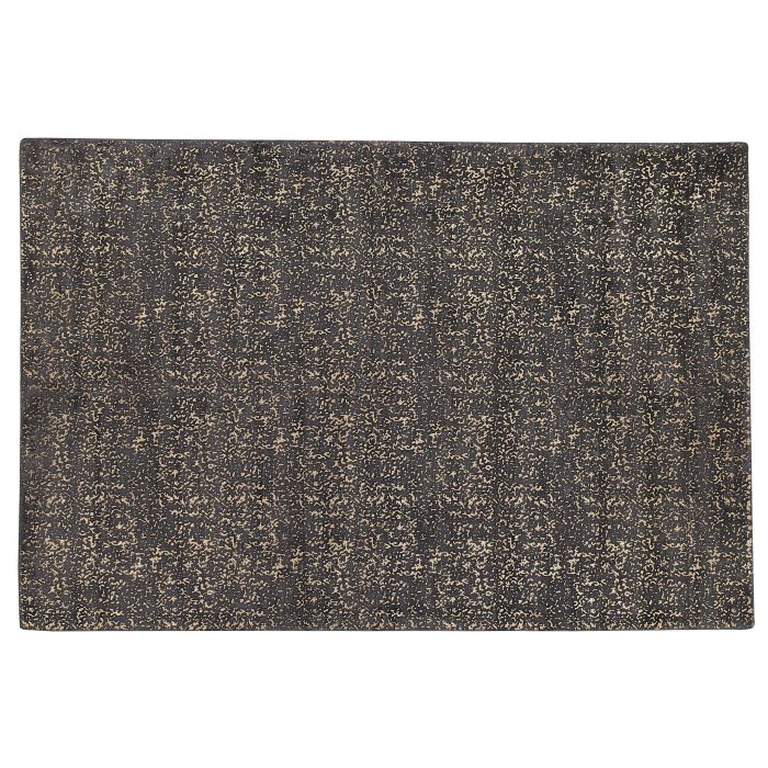 Viscose Area Rug 160x230cm Grey and Gold
