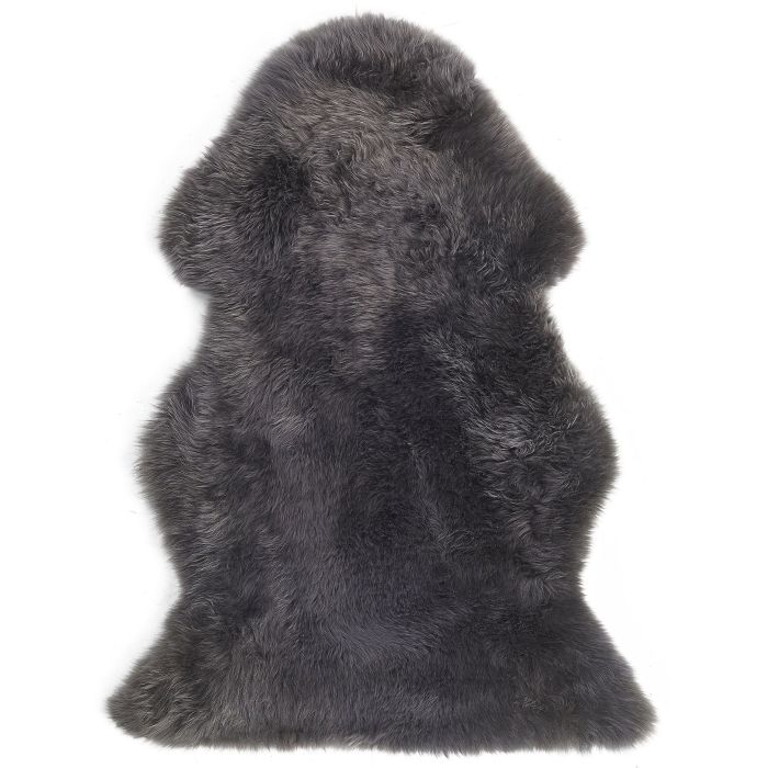 Sheepskin Rug Dark Grey
