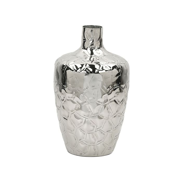 Aluminium Flower Vase 39 Silver INSHAS