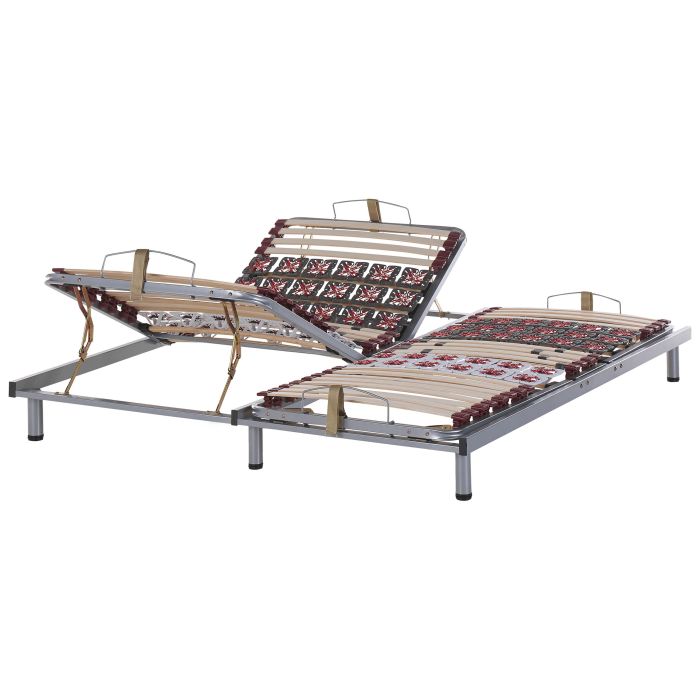 Set of 2 EU Single Size Manual Adjustable Bed Bases MOON