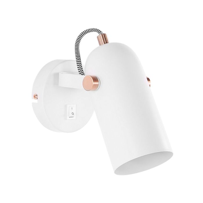 Metal Spotlight Lamp White TYRIA