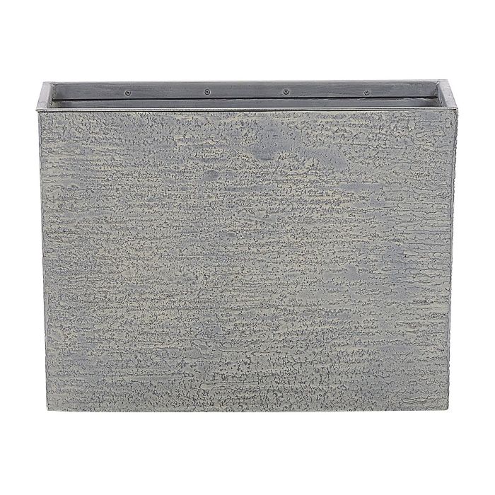 Rectangular Plant Pot 25 x 60 x 45 cm Grey EDESSA