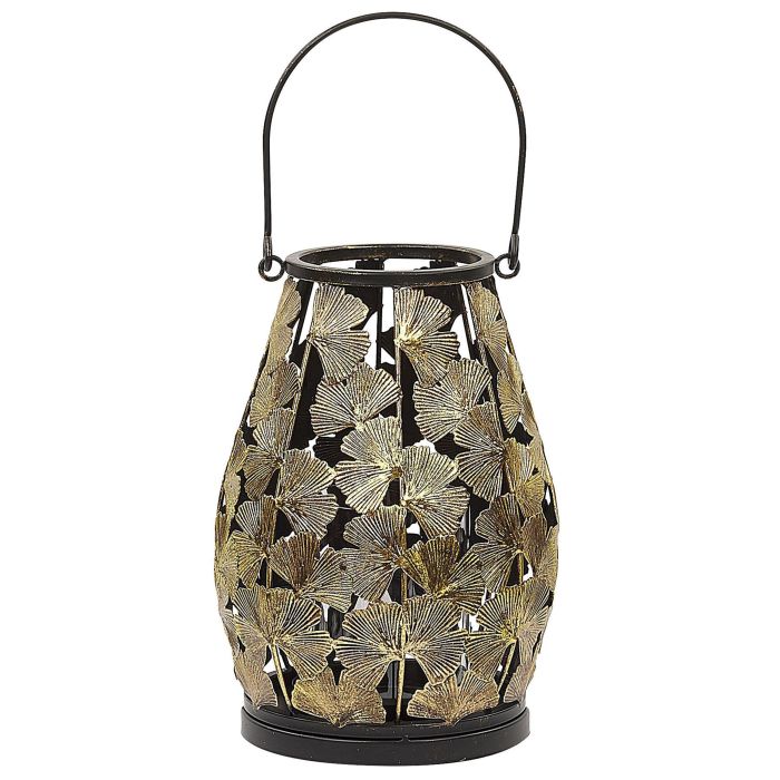 Metal Candle Lantern 27 cm Gold SOMERSET