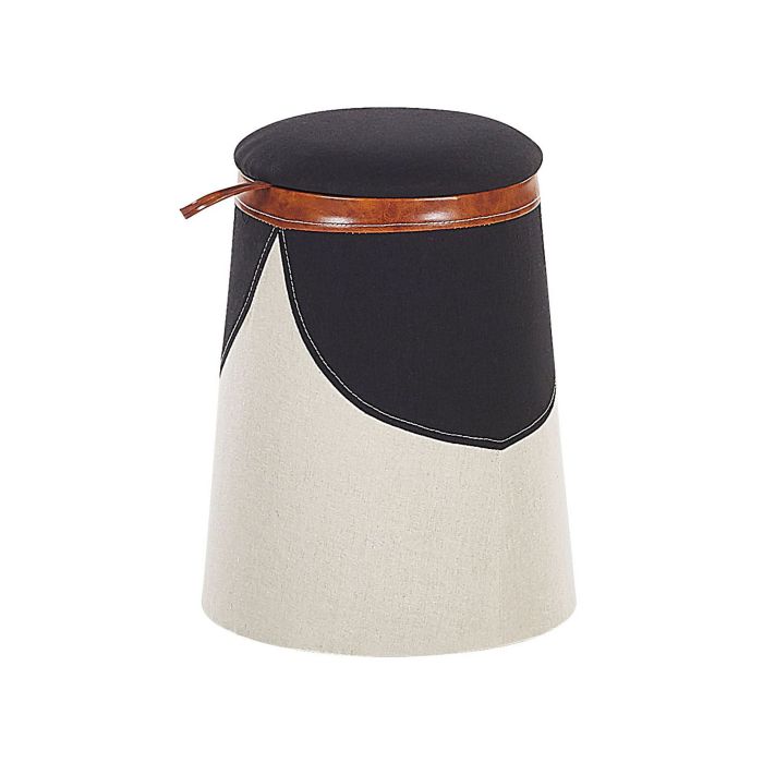 Kids Pouffe with Storage Beige APACHE