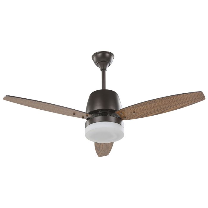 Ceiling Fan with Light Black MLAVA