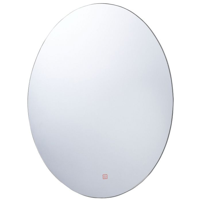 LED Wall Mirror 60x80cm Silver