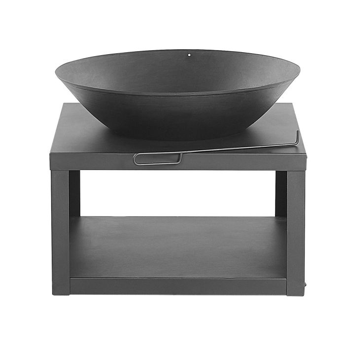 Charcoal Fire Pit Black TANARA