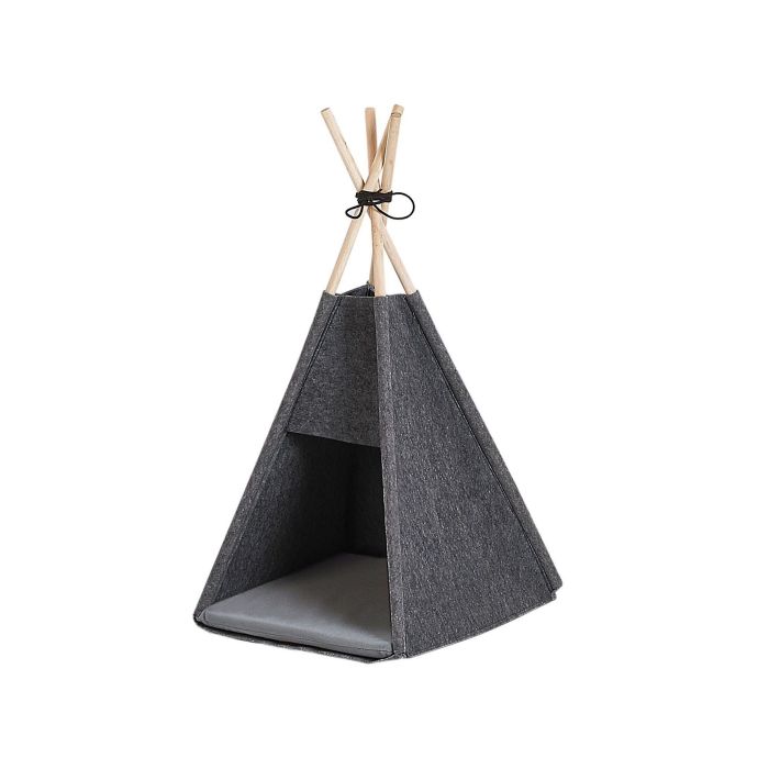 Felt Pet Teepee 35 x 40 cm Dark Grey ULUBEY
