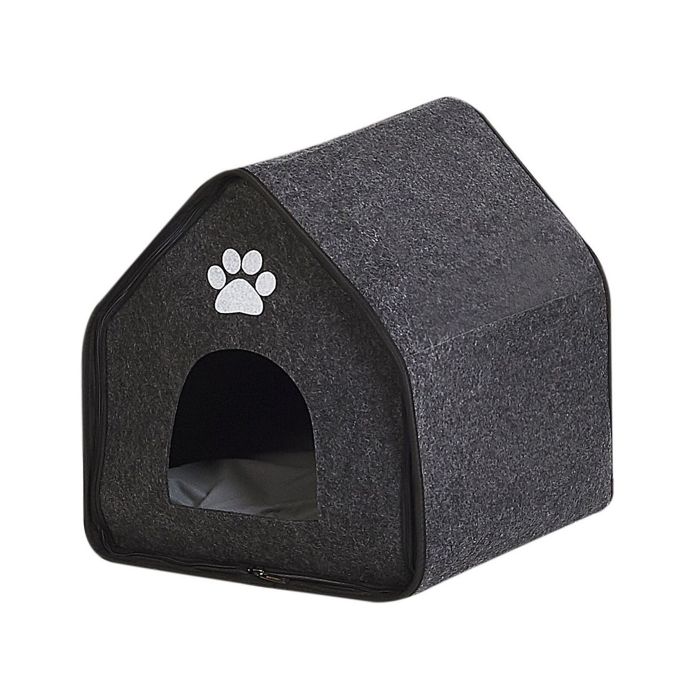 Felt Dog House 40 x 40 cm Grey JANGI
