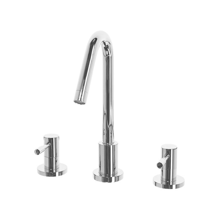 3 Hole Bathroom Basin Tap Silver KALAMBO