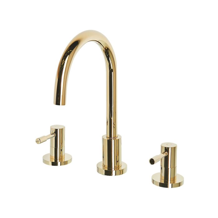 3 Hole Bathroom Basin Tap Gold SIPI