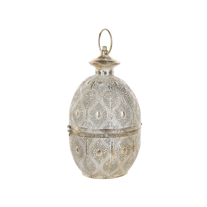 Metal Candle Lantern 34 cm Gold AMORGOS