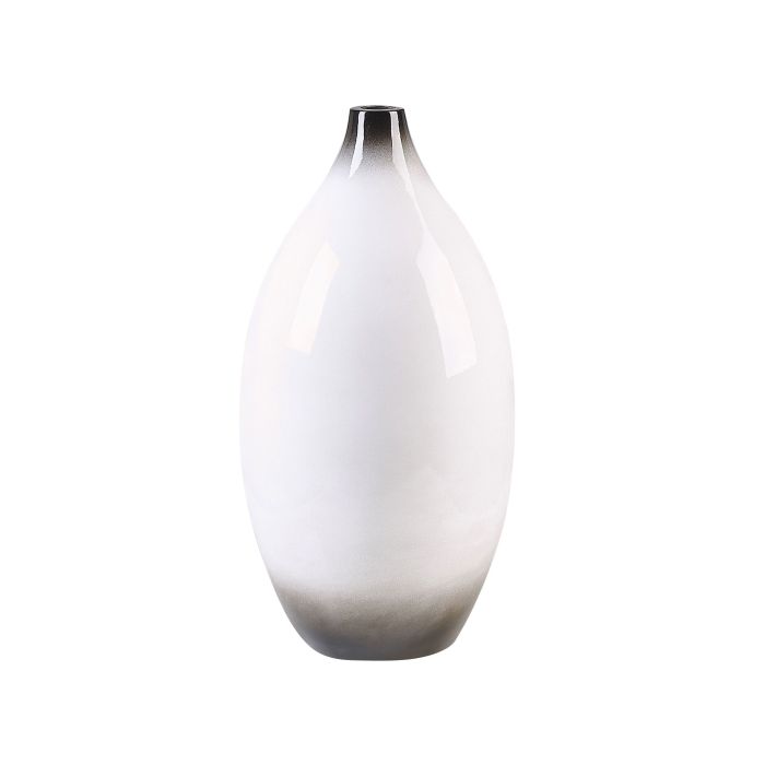 Terracotta Decorative Vase 46 White Black