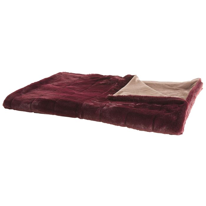 Blanket 150 x 200 cm Burgundy TANTAN