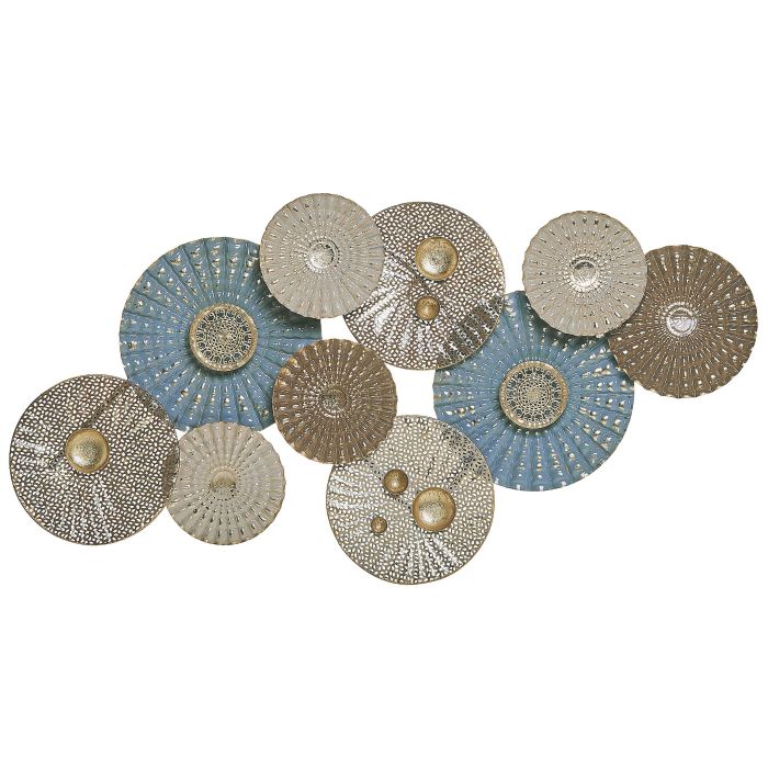 Wall Décor Blue and Beige HASSIUM